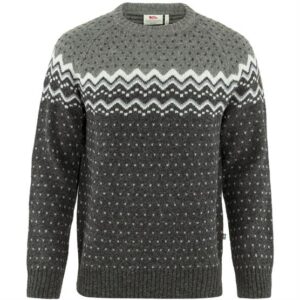 Fjällräven Ãvik Knit Sweater Mens, Dark Grey / Grey